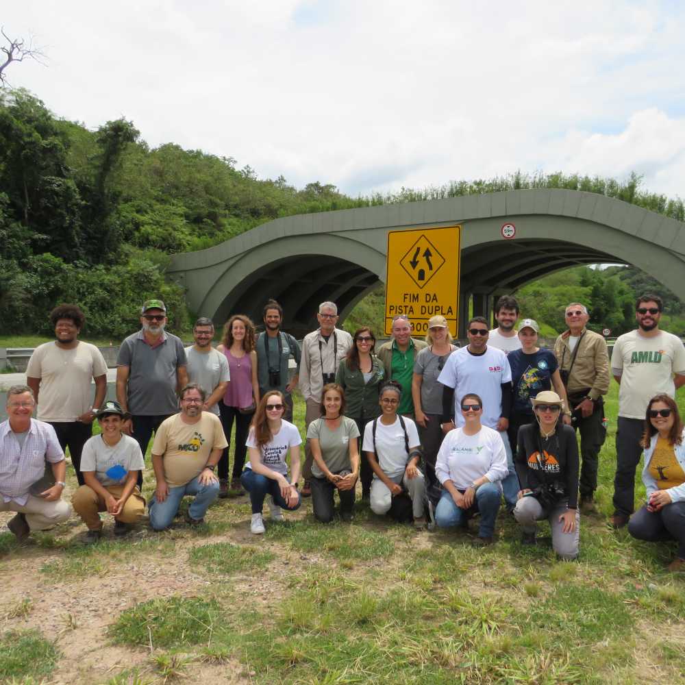 Representantes das unidades regionais do Pacto visitam viaduto vegetado para fauna em Silva Jardim (RJ)