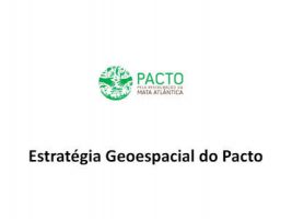 Estratégia geoespacial do PACTO